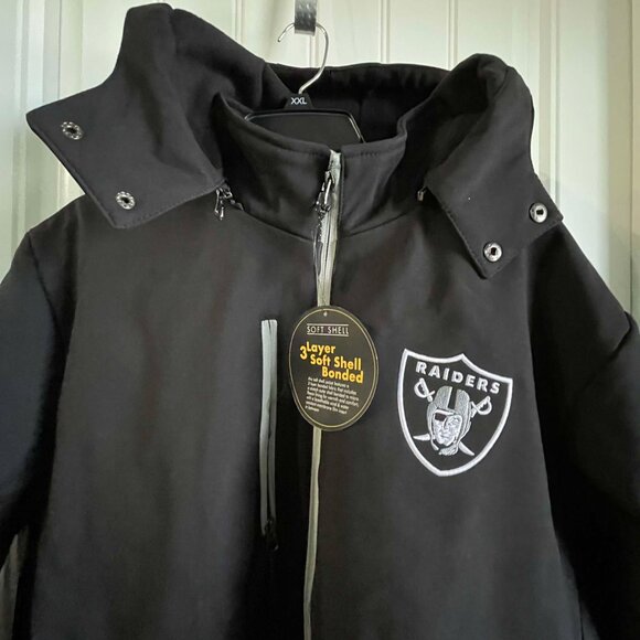 NWT NFL RAIDERS JACKET XXL - Picture 2 of 10